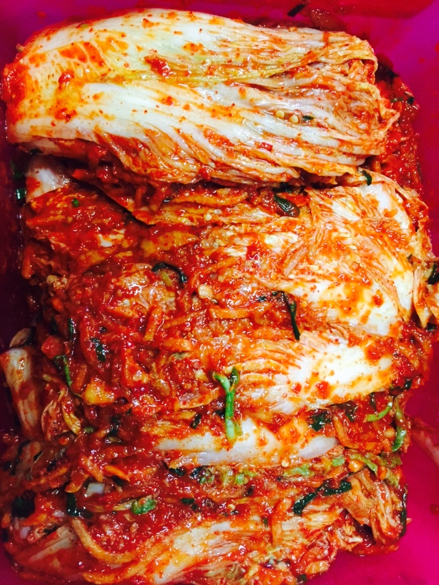직접 만든 김장김치! 맛있겠죠?